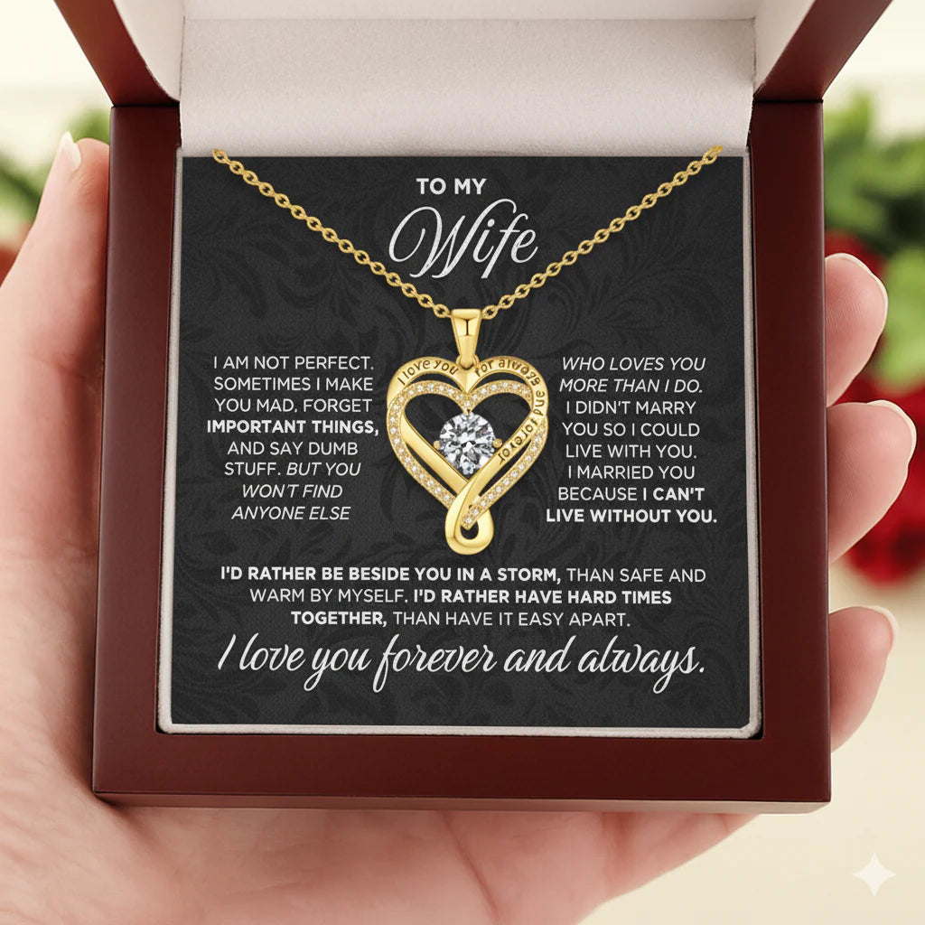 To My Wife - Forever & Always Necklace