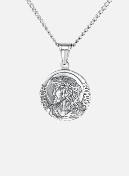 Jesus Quarter Necklace