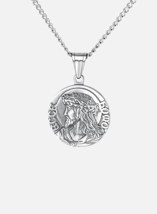 Jesus Quarter Necklace