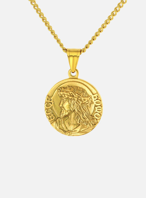 Jesus Quarter Necklace