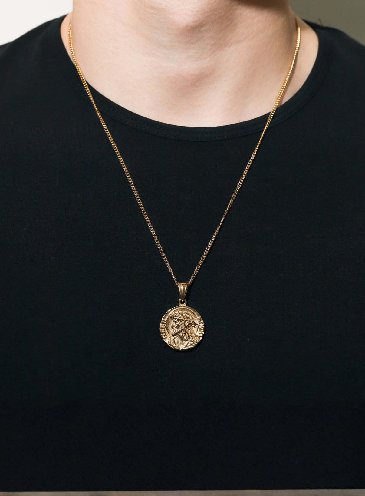 Jesus Quarter Necklace