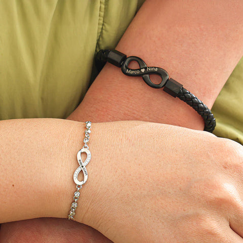 Beyond Love Endless-Bracelets with Engraving