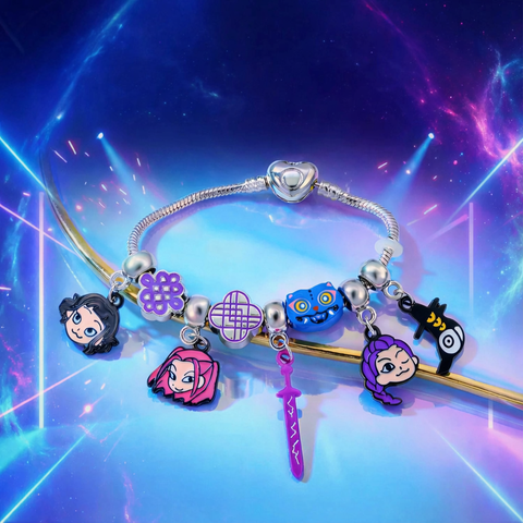 K-Pop Charm Bracelet – Demon Hunter Fantasy Jewelry