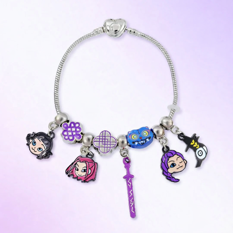 K-Pop Charm Bracelet – Demon Hunter Fantasy Jewelry
