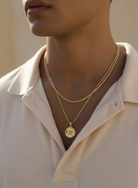 Jesus Quarter Necklace