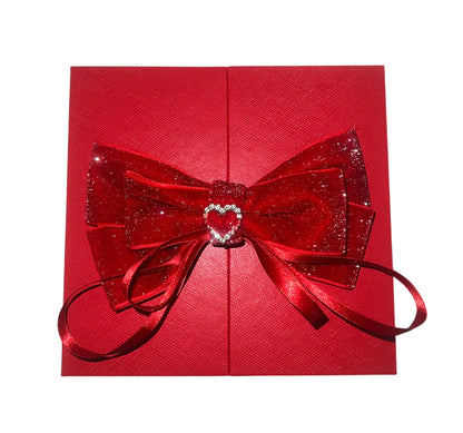 Heart Rose Gift Box with I Love You Projection Necklace