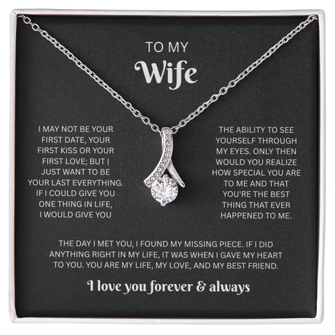 To My Wife Necklace – Romantic Gift for Wife