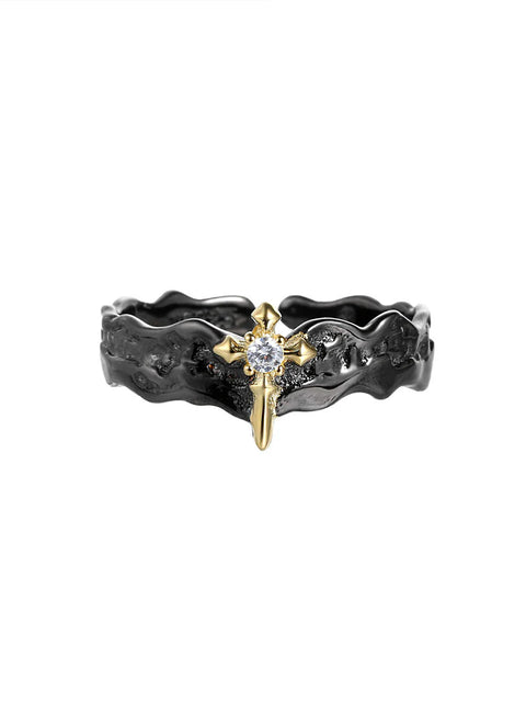Blade & Tiara Ring Set
