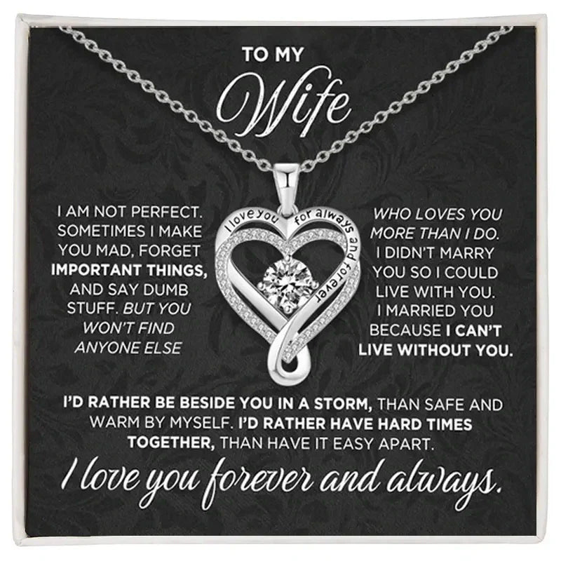 To My Wife - Forever & Always Necklace